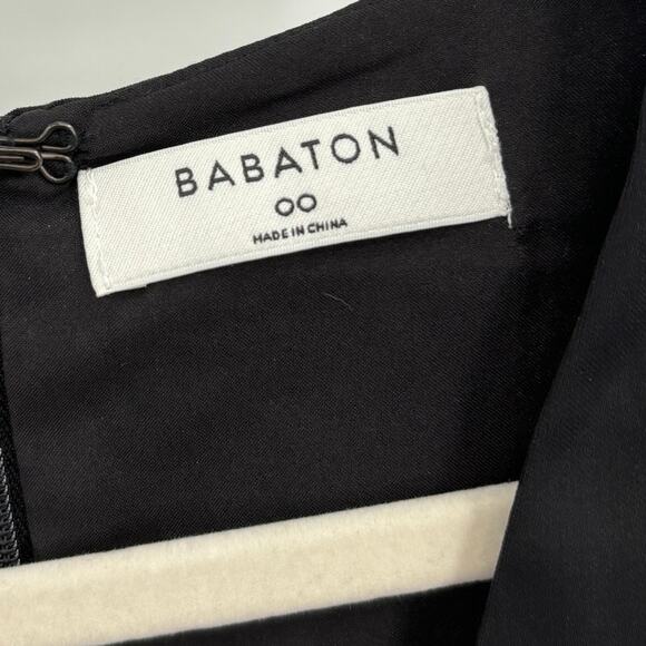 Aritzia Babaton Black Viva Ruched Mini Dress - Picture 10 of 12